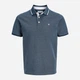 Поло длинное мужское Jack & Jones 12136668 M Blue Mirage (5715830436404) - изображение 6