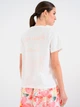 Футболка бавовняна жіноча Vero Moda 10343532 M Snow White/Cafe Italio (5715829189069) - зображення 2