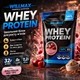 Сироватковий протеїн Willmax Whey Protein 80% 920 г смак вишневий йогурт — білок для набору м’язової маси та відновлення - зображення 1
