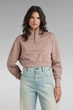 Жіноча рожева спортивна кофта Cropped zip loose sw G-Star M D23143,D278 - изображение 1