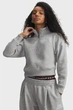 Жіноча сіра спортивна кофта Rival Fleece Script HZ Under Armour XS 6012292-011 - зображення 1