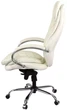 Крісло АКЛАС Валенсія Soft CH MB (Шкіра Lux LC-W White/PU White) - зображення 3