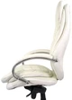 Крісло АКЛАС Валенсія Soft CH MB (Шкіра Lux LC-W White/PU White) - зображення 8