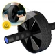 Ролик (гімнастичне колесо) для преса 4FIZJO Ab Wheel Black/Blue (P-5907739314857) - зображення 2