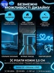Светодиодная герметичная неоновая лента с блоком питания NEON 12В SMD 2835 IP68 5м силиконовая декоративная подсветка интерьера вывески рекламы фасада Синяя - изображение 2