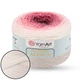 YarnArt Flowers Alpaca, №408 – полушерстяная пряжа 250 г / 940 м, альпака с акрилом, градиентное секционное окрашивание для палантинов, кардиганов - изображение 1