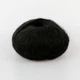 Mondial Dolce Mohair, Черный №200 - итальянская пряжа с мохером, 50 г / 150 м, 60% кид мохер, 40% акрил, для свитеров, кардиганов, палантинов - изображение 3