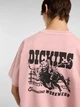 Футболка бавовняна довга чоловіча Dickies Buchtell Ss DK0A883BL471 S Рожова (800070354517) - зображення 3