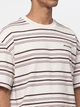 Футболка бавовняна довга чоловіча Dickies East Liberty Stripe Ss DK0A88GFC481 L Бежева (800070354594) - зображення 4