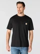 Koszulka bawełniana długa męska Carhartt 107319 N04 S Czarna (800070358362) - obraz 1