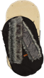Śpiworek do wózka Sensillo Eskimo wełna 100 x 46 cm czarny (5903076305169) - obraz 2