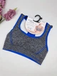 Спортивный топ со спинкой борцовкой 5120, XL (ABC 80-90), Синий - изображение 1