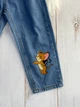 Дитячі джинси на резинці з принтом Tom і Jerry, сині, з кишенями, для хлопчика 7-8 років, зріст 128 - изображение 7