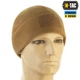 Шапка фліс із липучкою M-Tac Watch Cap Elite Coyote Brown (S) (320г/м2) - зображення 3