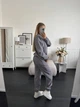 Женский костюм повседневный серый 46-48 р849.342 - изображение 5