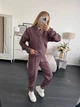 Женский костюм повседневный фрезовый 46-48 р849.342 - изображение 5