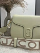 Жіноча шкіряна сумка кросбоді MARC JACOBS Covered J Marc Large Saddle бежева - зображення 2
