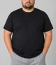 Футболка батал мужская (хлопок + эластан) 5XL (62-64) Черная - изображение 1
