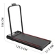 Складна бігова доріжка YXT003 3-в-1 Walking Pad, до 150 кг з пультом та LED-дисплеєм. - зображення 10