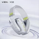 Беспроводные игровые наушники VGN VXE Siren V1 White Геймерская гарнитура с микрофоном и 2.4 ГГц / Bluetooth - изображение 3
