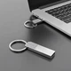 USB-флеш Metal U Disc USB 2.0 2Tb Silver Металева - изображение 4