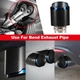 Автомобильная прямая выхлопная труба akrapovic tp-ct 10 63-101 мм из углеродного волокна - изображение 6