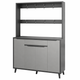 Шафа для взуття з вішалкою RIAS BA27-120 комбінована 120x32x180 см Grey (3_08146) - зображення 1
