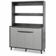 Шафа для взуття з вішалкою RIAS BA27-120 комбінована 120x32x180 см Grey (3_08146) - зображення 3