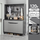 Шафа для взуття з вішалкою RIAS BA27-120 комбінована 120x32x180 см Grey (3_08146) - зображення 4