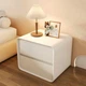 Приліжкова тумба RIAS P328 з двома ящиками 50x40x47 см White (3_08157) - зображення 4