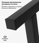Стелаж книжковий RIAS G633A на 3 полиці 80x30x81 см Rosewood-Black (3_08140) - зображення 8