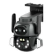 IP камера видеонаблюдения Q821 (CareCamPro APP) Wi-Fi 4MP 2 объектива 4-кратный зум Black (3_08090) - изображение 1