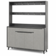 Шафа для взуття з вішалкою RIAS BA27-140 комбінована 140x32x180 см Grey (3_08149) - зображення 1