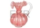 Скляна ваза ручної роботи з ручкою Roselle 15×21 см — пильно-рожевий (992-420) - изображение 3