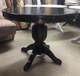 Стол обеденный ручной работы Кубок малый Mebli Kam Home 77 х 100 х 100 см Круглый Венге - изображение 2