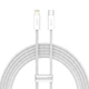 Кабель Baseus Dynamic Series Fast Charging Data Cable Type-C to iP 20W 1m White - изображение 1