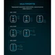 Зарядний пристрій Armorstandart 2xUSB-C + 1xUSB 67W GaN black (ARM88384) - зображення 9