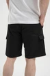 Мужские карго шорты черные Cargo Shorts Black 6XL - изображение 4