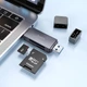 Кардрідер HOCO HB45 Spirit 2-in-1 USB/Type-C 3.0 card reader Metal gray - зображення 6
