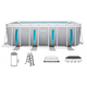 Каркасний басейн Prism Frame Pool Intex 26770 (400 x 200 x 122см) - зображення 1