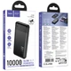 Портативне ЗУ Power Bank Hoco J159 Essence 22.5W+PD20W 10000 mAh Black - зображення 2