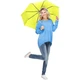 Зонт мини автоматический FARE®, Ø97 см, неоновый желтый (FR.5460 neon yellow) - изображение 7