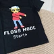 Футболка для мальчика H&M черная принт Floss Mode Start 104 - изображение 3