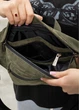 Женская сумка бананка Sambag DistrictDart оливковая 38×21 см (80460419) - изображение 7