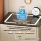Смарт-тумба XF01 сіра з кодовим замком, LED-підсвіткою й USB-портами, мультимедійна станція - зображення 4