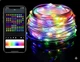 Светодиодная RGB 10м гирлянда на елку или новогоднего декора в дом или на улицу водонепроницаемая IP65 с управлением SMART - изображение 7