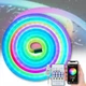 Неоновая LED RGB лента 5 м с чешуйчатым покрытием и управлением через приложение, пульт - изображение 6