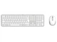 Комплект (клавіатура + миша) Hama WKM-550 White - зображення 1