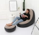 Надувное садовое кресло с пуфиком Air Sofa Comfort zd-33223, велюр, 76*130 см - изображение 5