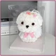 Собака из роз "Мальтийская болонка" KR-22 в подарочной коробке Оригинальный подарок из искусственных роз - изображение 3